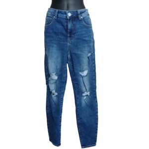 Maurice's Women's Everflex High Rise Distressed Denim Jeans